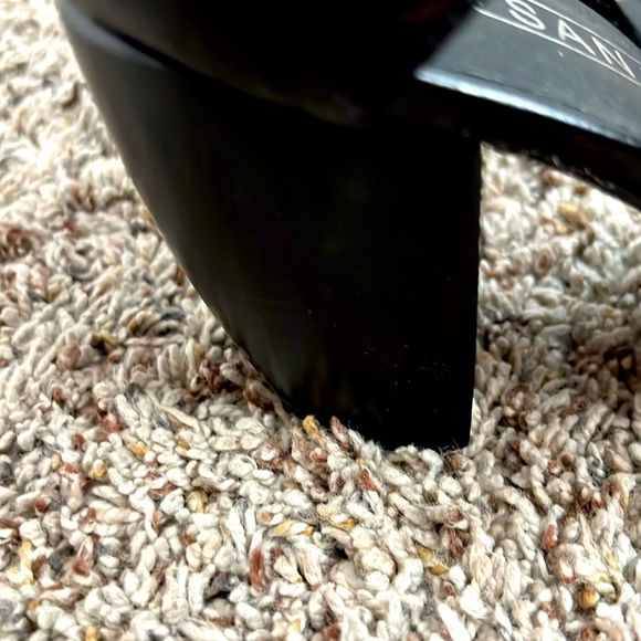 NWOT Sol Sana Women's Open Block Heels Ankle Buckle Party Sandals Black Size 8 - Picture 4 of 4